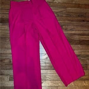 Sezane Pink Straight Leg Pants